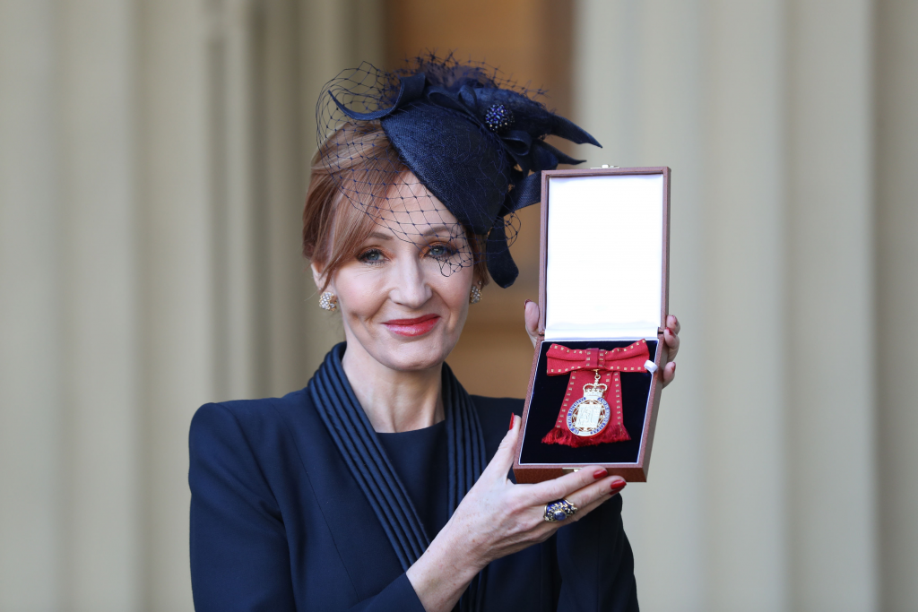 J K Rowling Receives Companion Of Honour J K Rowling